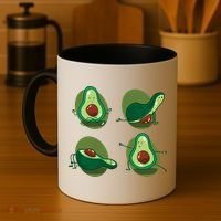 Avocado Yoga Coffee Mug thumb 4