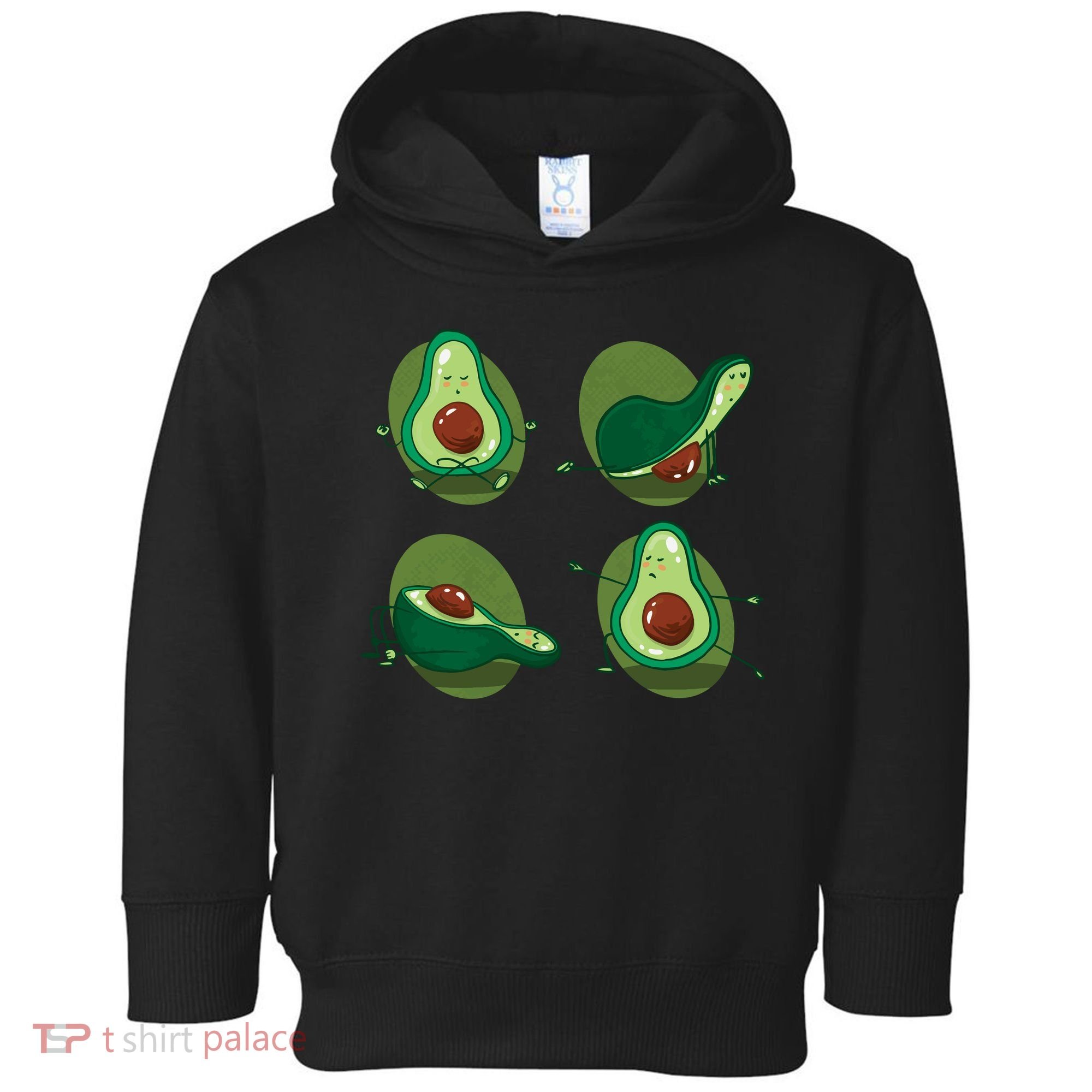 Avocado Yoga Toddler Hoodie