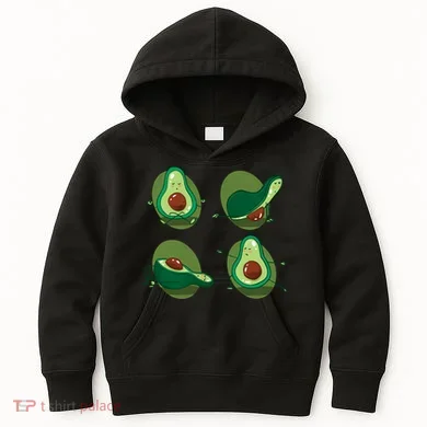 Avocado Yoga Kids Hoodie
