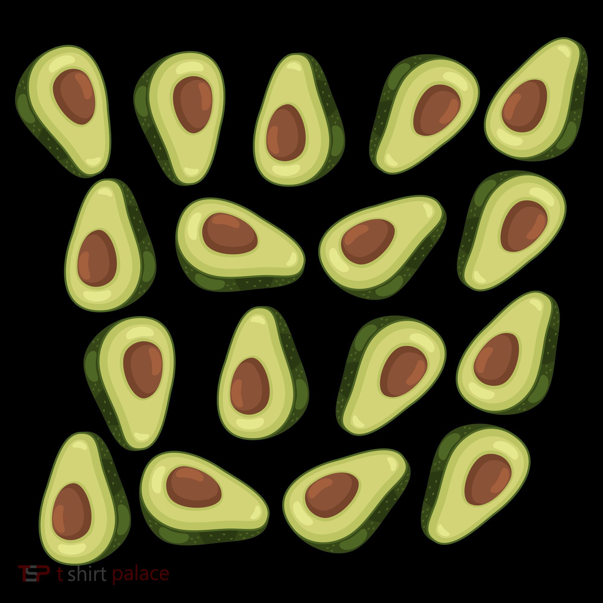 Avocados Pattern Guacamole Costume Apron