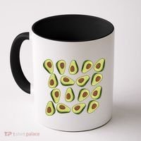 Avocados Pattern Guacamole Costume Coffee Mug thumb 0