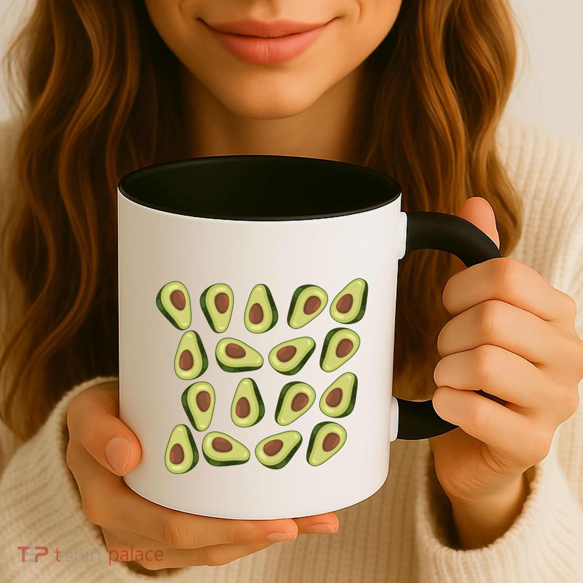 Avocados Pattern Guacamole Costume Coffee Mug