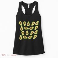 Avocados Pattern Guacamole Costume Women's Tank Top thumb 0