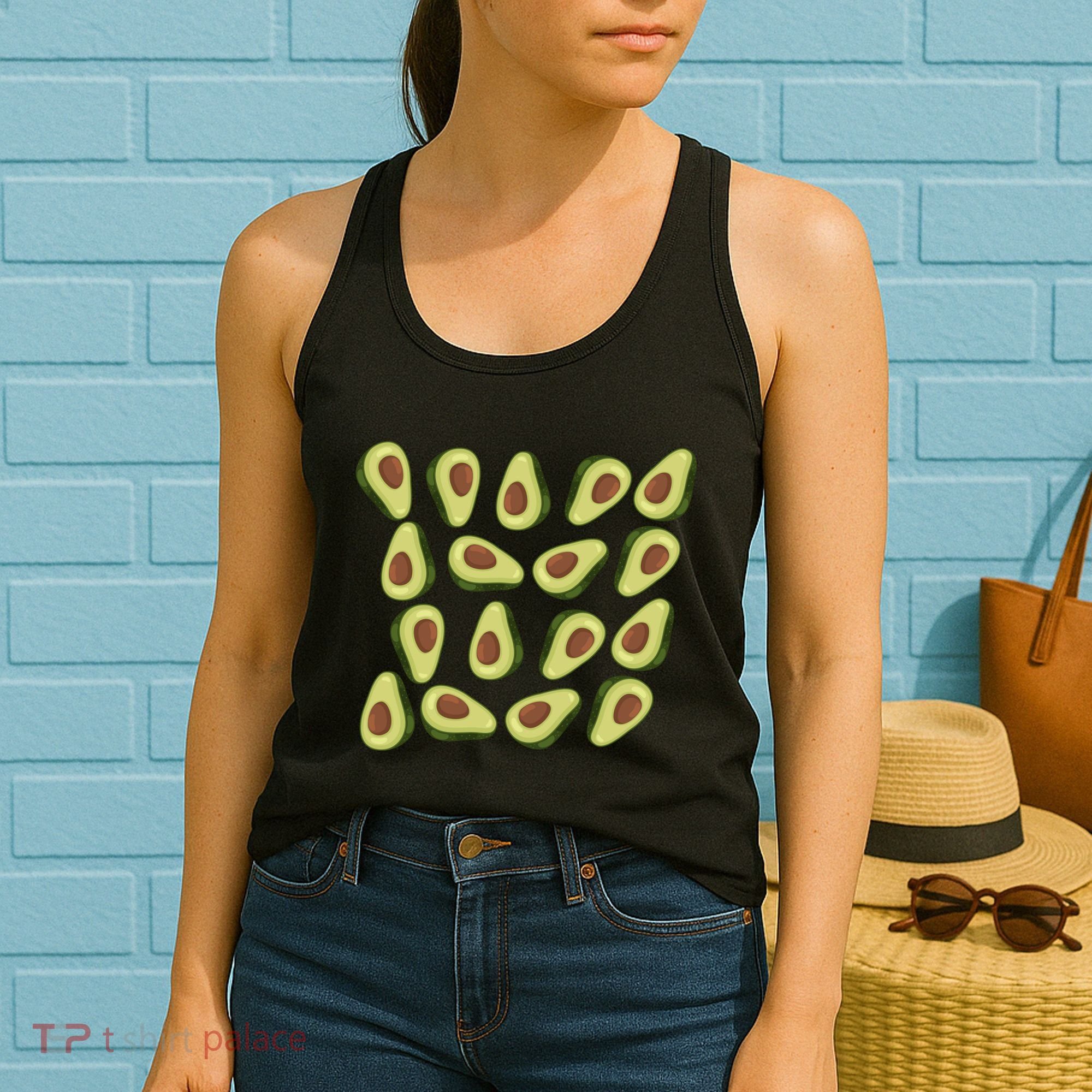 Avocados Pattern Guacamole Costume Women's Tank Top