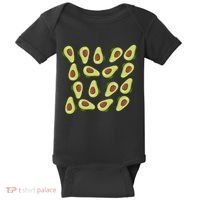 Avocados Pattern Guacamole Costume Baby Bodysuit thumb 0