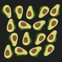 Avocados Pattern Guacamole Costume Hat thumb 2