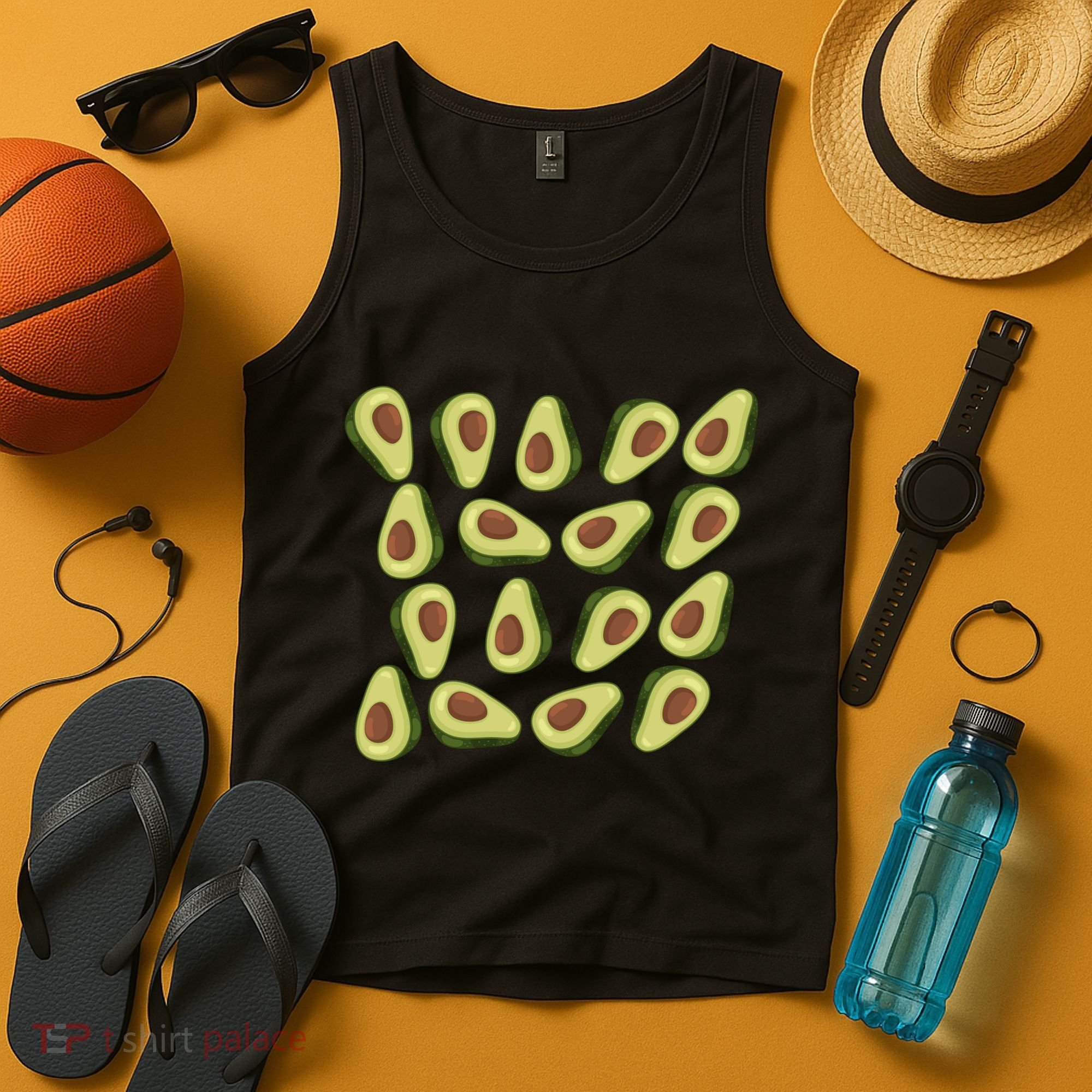 Avocados Pattern Guacamole Costume Tank Top