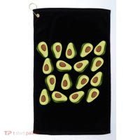 Avocados Pattern Guacamole Costume Golf Towel thumb 0