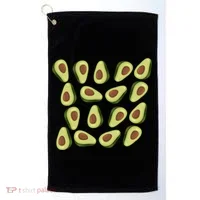 Avocados Pattern Guacamole Costume Golf Towel thumb 0