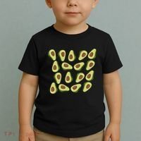 Avocados Pattern Guacamole Costume Toddler T-Shirt thumb 2