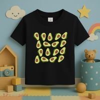 Avocados Pattern Guacamole Costume Toddler T-Shirt thumb 3