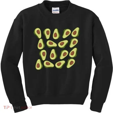 Avocados Pattern Guacamole Costume Kids Sweatshirt