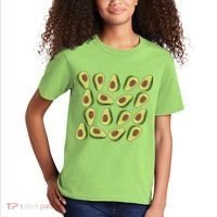 Avocados Pattern Guacamole Costume Kids T-Shirt thumb 2