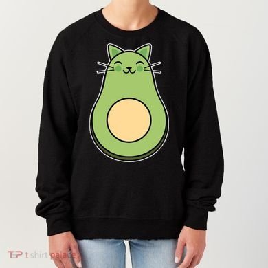 Avocato Avacado Cat Cute Women's Sweatshirt