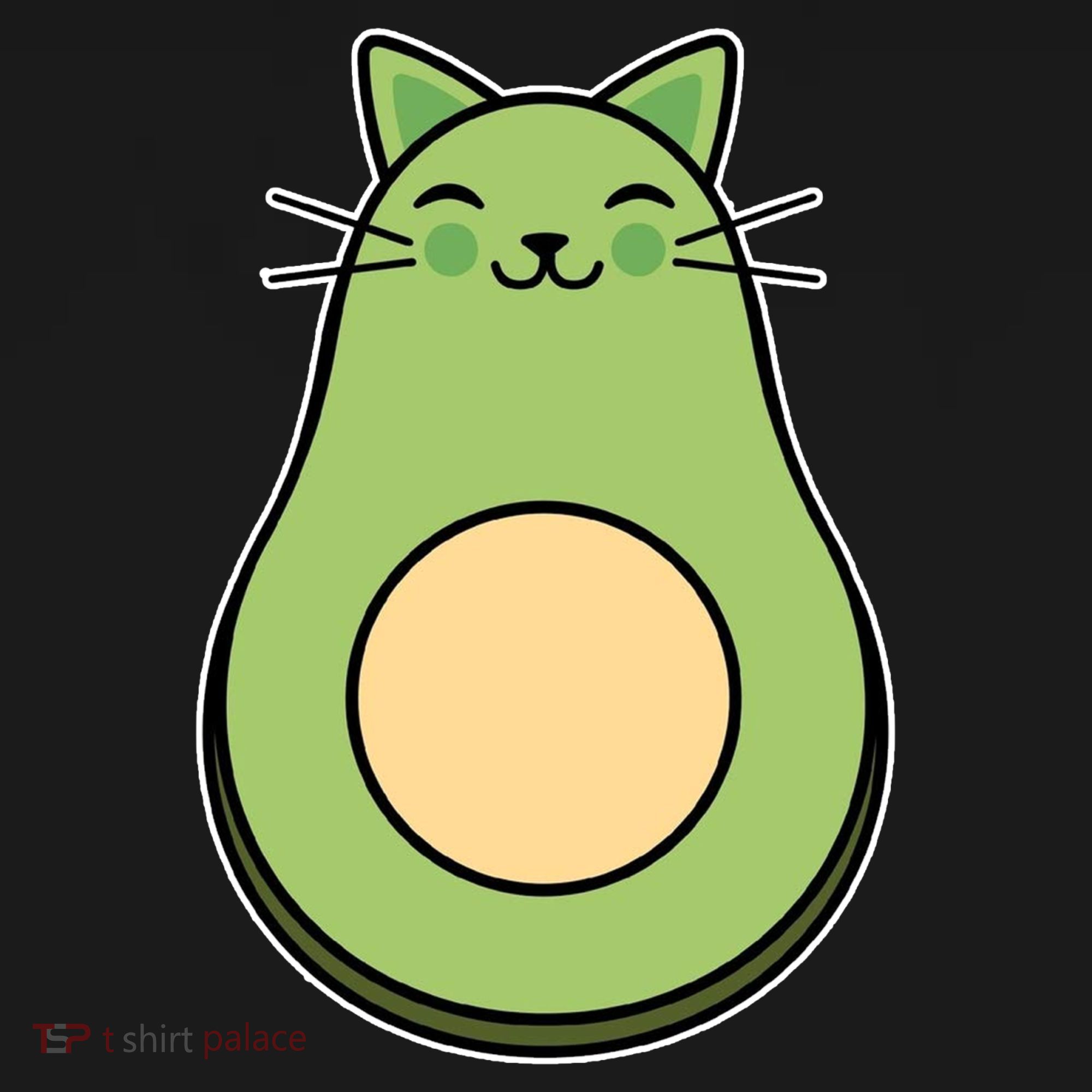 Avocato Avacado Cat Cute Doggie Tank