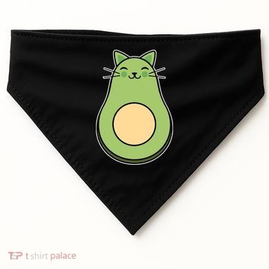 Avocato Avacado Cat Cute USA-Made Doggie Bandana