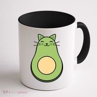 Avocato Avacado Cat Cute Coffee Mug thumb 1