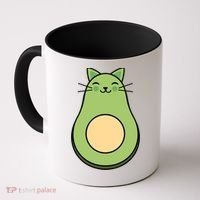 Avocato Avacado Cat Cute Coffee Mug thumb 0