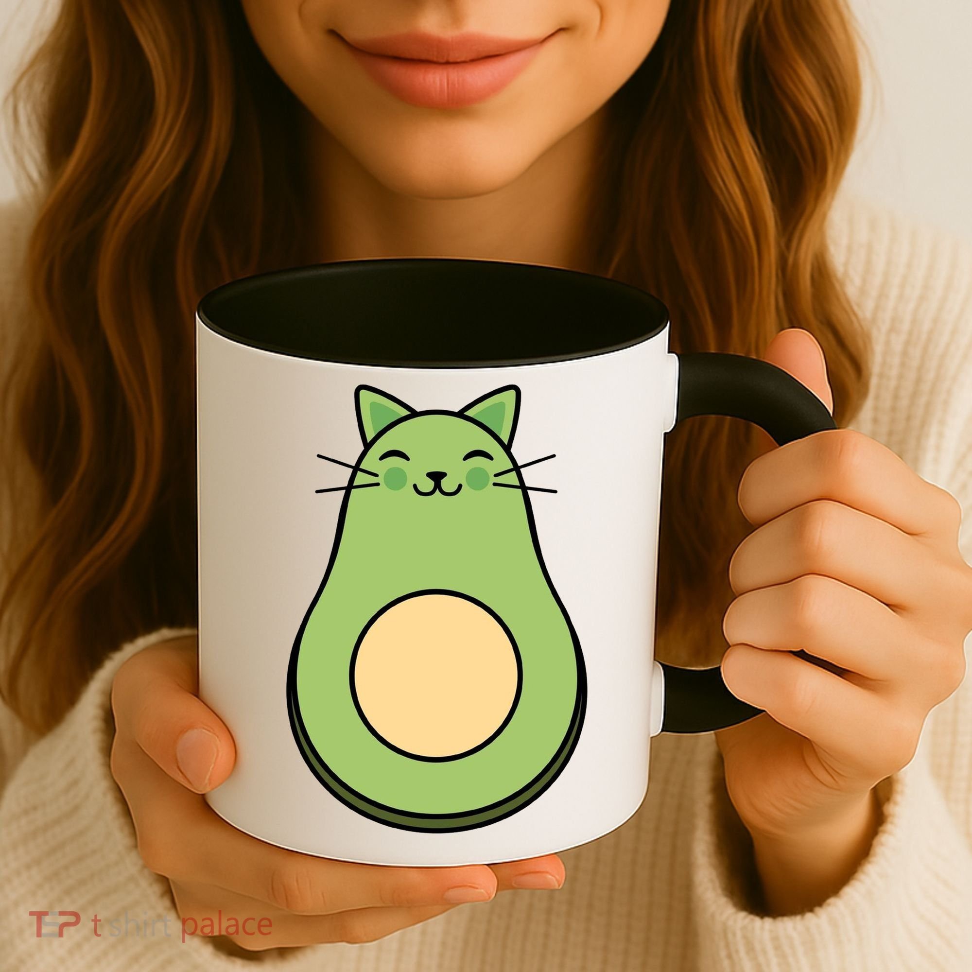Avocato Avacado Cat Cute Coffee Mug