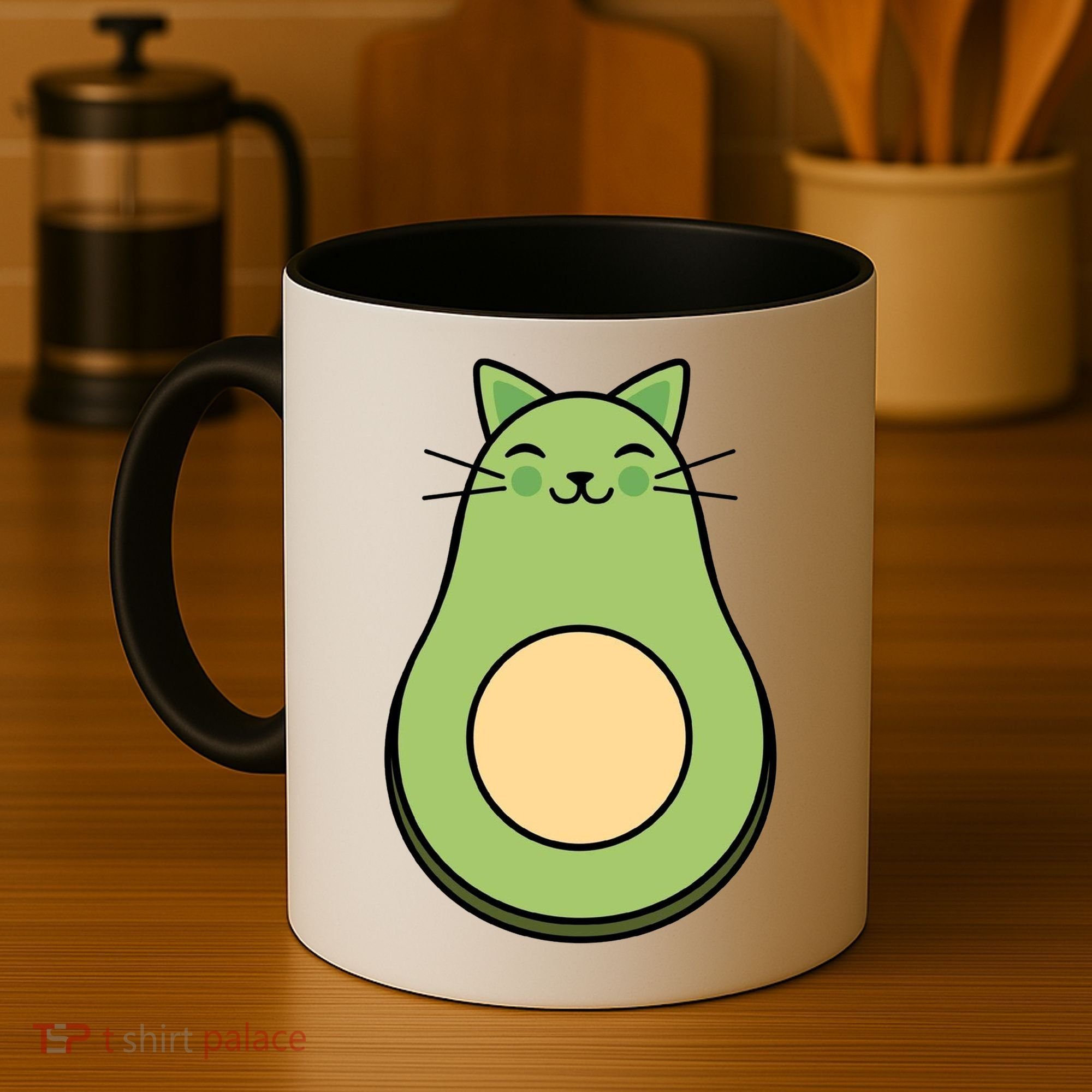 Avocato Avacado Cat Cute Coffee Mug