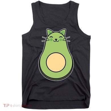 Avocato Avacado Cat Cute Tank Top