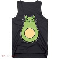 Avocato Avacado Cat Cute Tank Top thumb 0