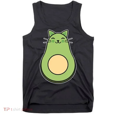 Avocato Avacado Cat Cute Tank Top