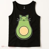 Avocato Avacado Cat Cute Tank Top thumb 2