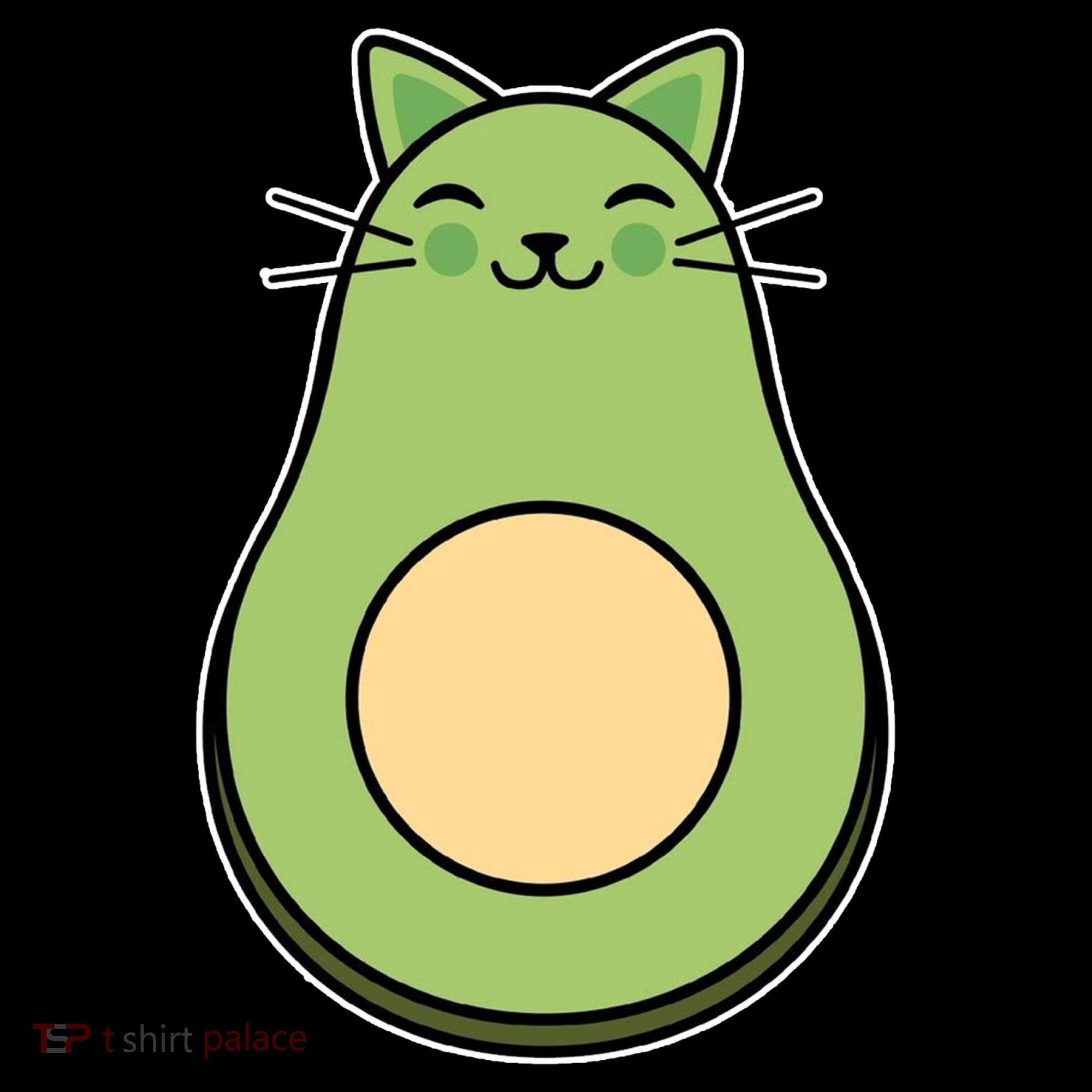 Avocato Avacado Cat Cute Tank Top