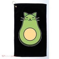 Avocato Avacado Cat Cute Golf Towel thumb 0