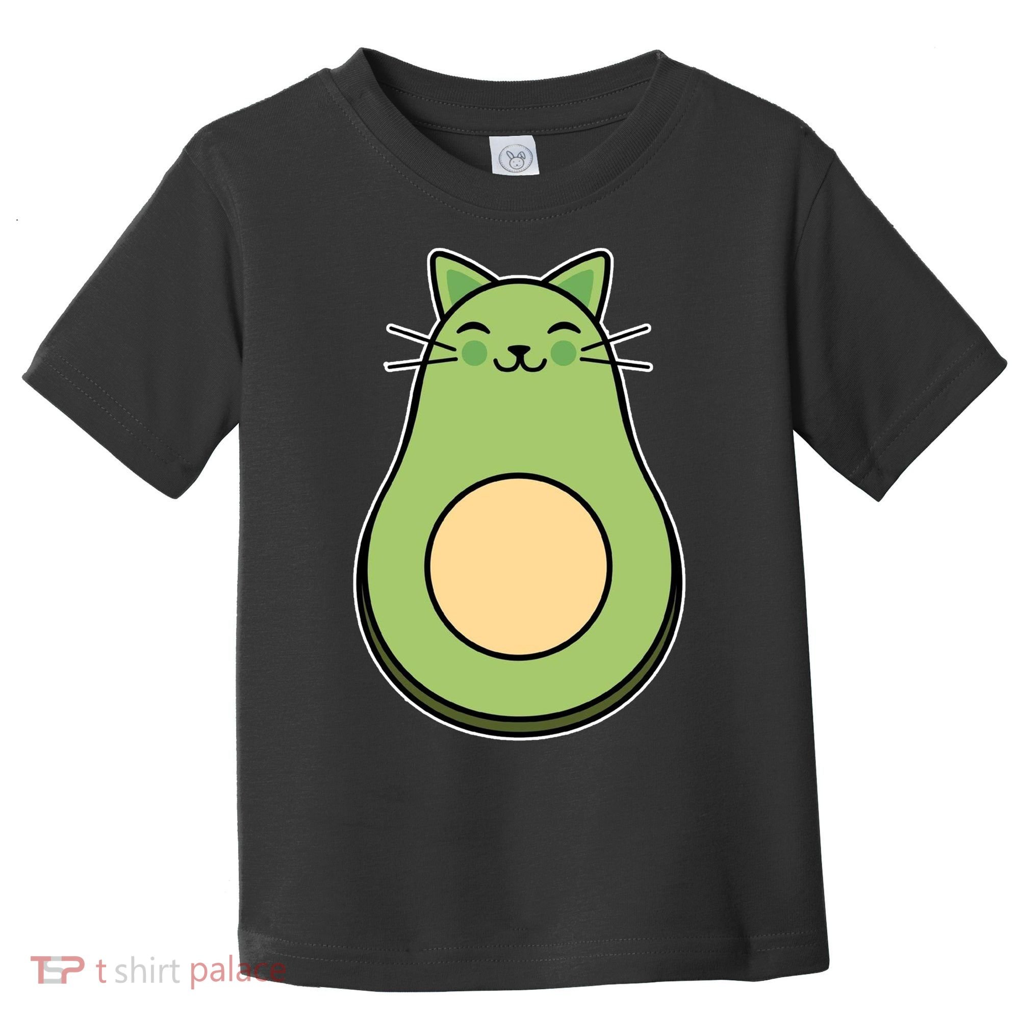 Avocato Avacado Cat Cute Toddler T-Shirt