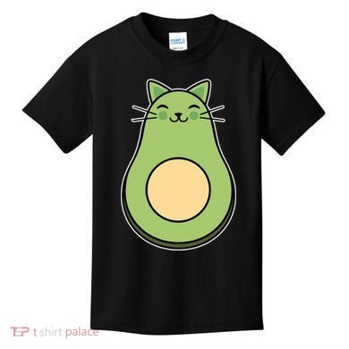 Avocato Avacado Cat Cute Kids T-Shirt