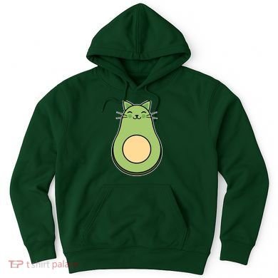 Avocato Avacado Cat Cute Hoodie
