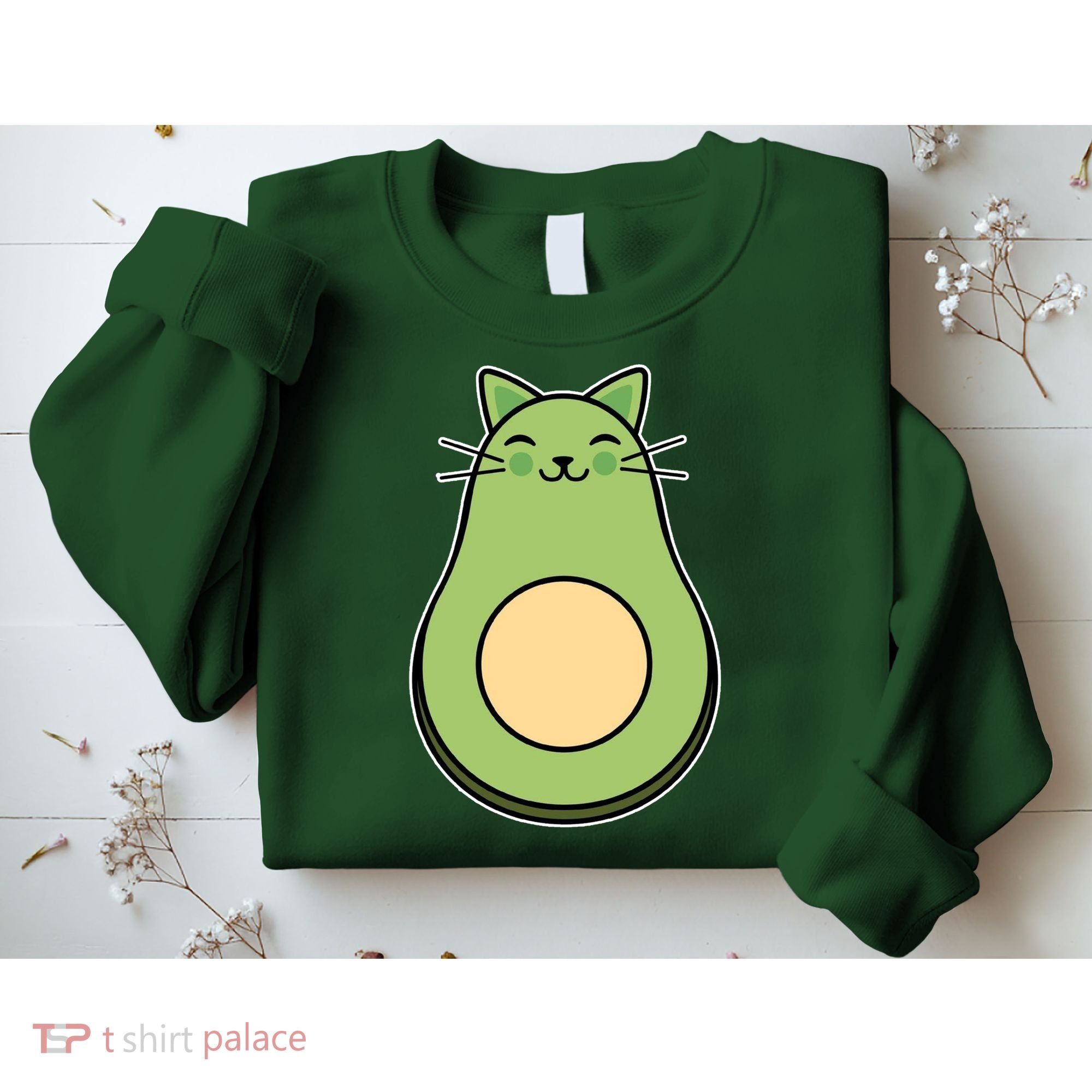 Avocato Avacado Cat Cute Sweatshirt
