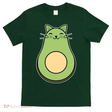 Avocato Avacado Cat Cute T-Shirt