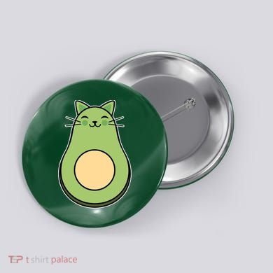 Avocato Avacado Cat Cute Button