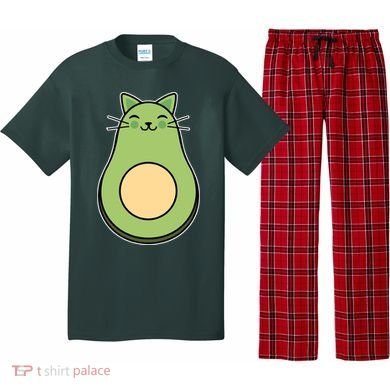 Avocato Avacado Cat Cute Pajama Set