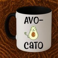 Avocato Cat Avocado Coffee Mug thumb 2