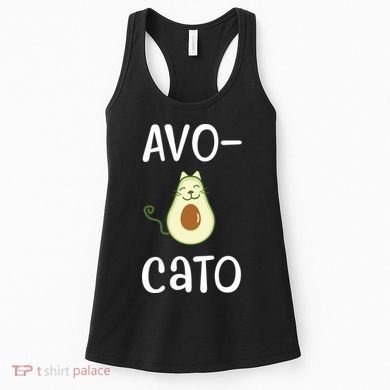 Avocato Cat Avocado Women's Tank Top