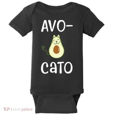 Avocato Cat Avocado Baby Bodysuit
