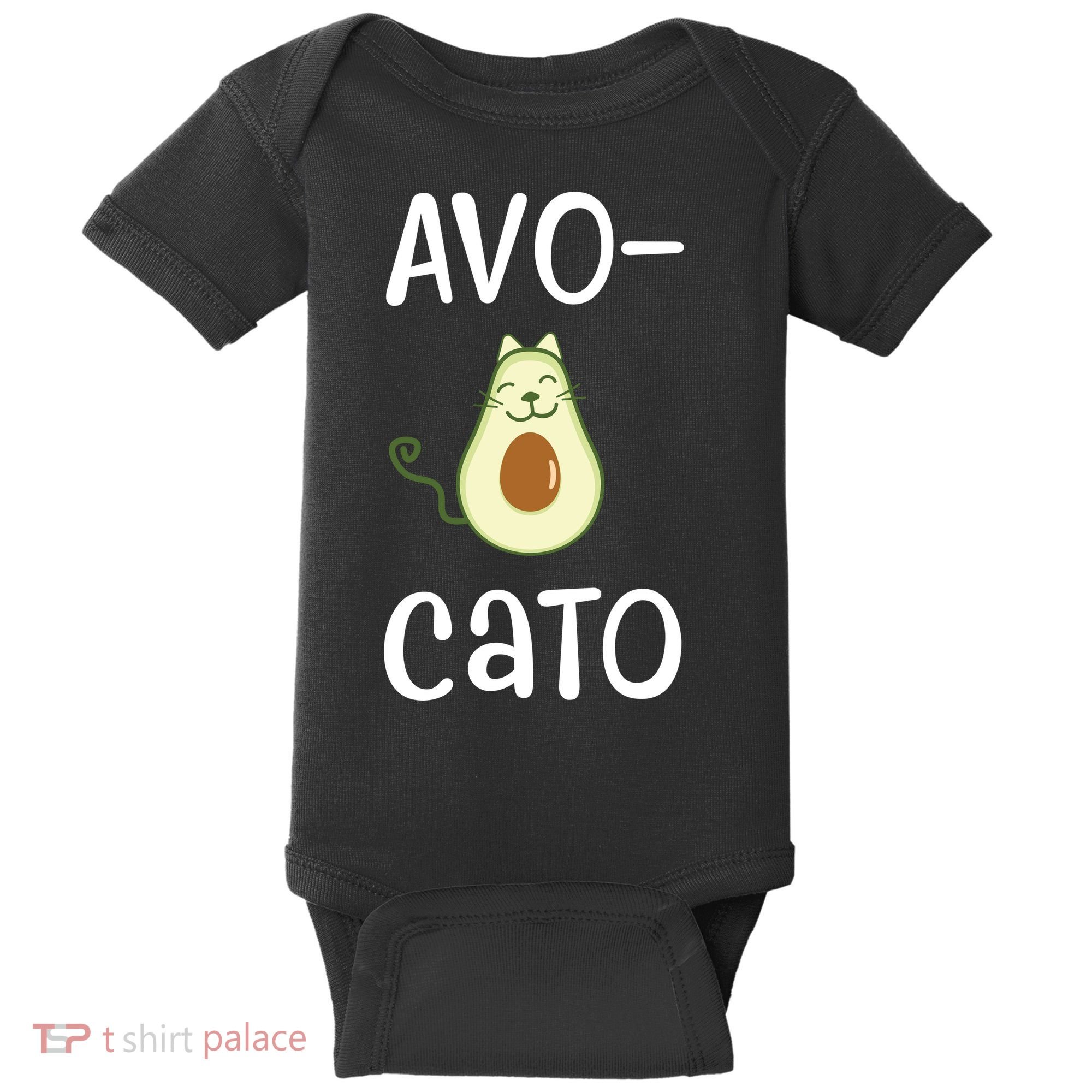 Avocato Cat Avocado Baby Bodysuit