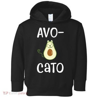 Avocato Cat Avocado Toddler Hoodie
