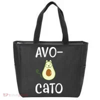 Avocato Cat Avocado Tote Bag thumb 0