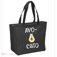 Avocato Cat Avocado Tote Bag thumb 2
