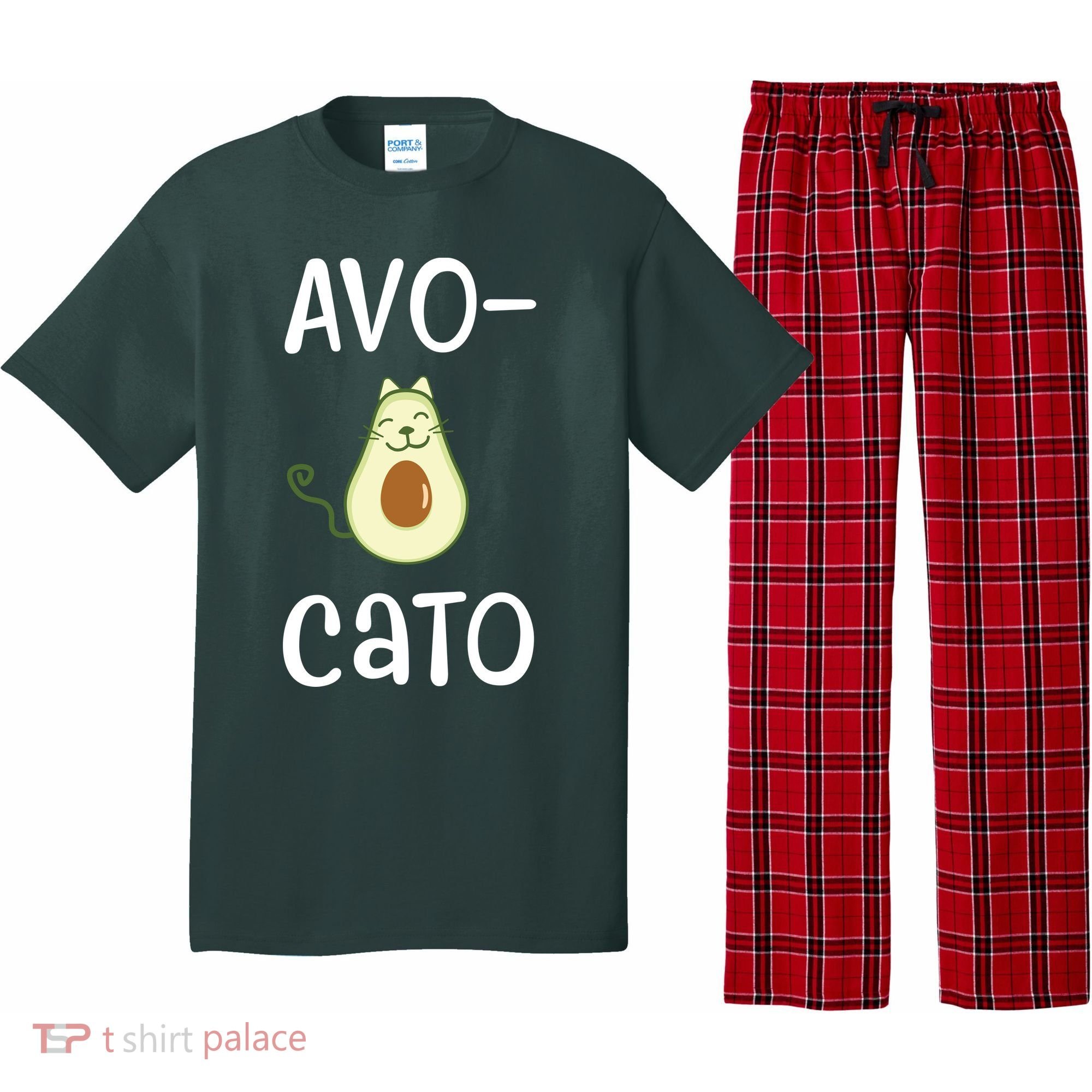 Avocato Cat Avocado Pajama Set