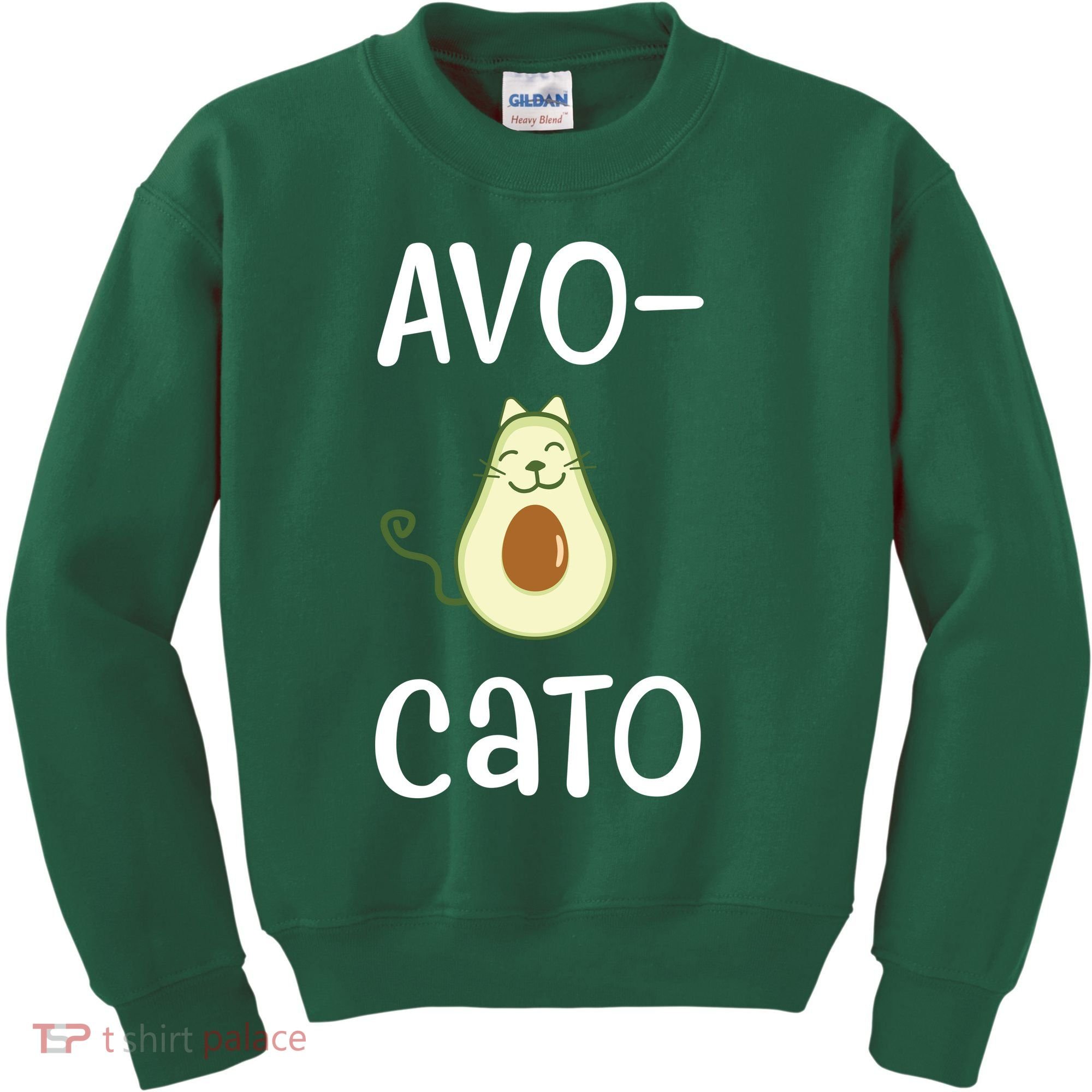 Avocato Cat Avocado Kids Sweatshirt