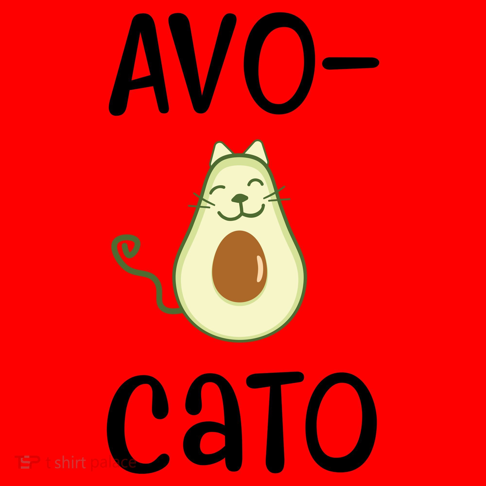 Avocato Cat Avocado Santa Hat