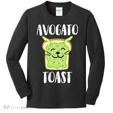 Avocato Toast Kids Long Sleeve Shirt