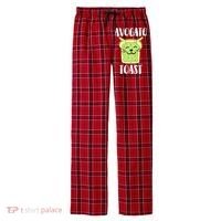 Avocato Toast Men's Flannel Plaid Pajama Pants thumb 0