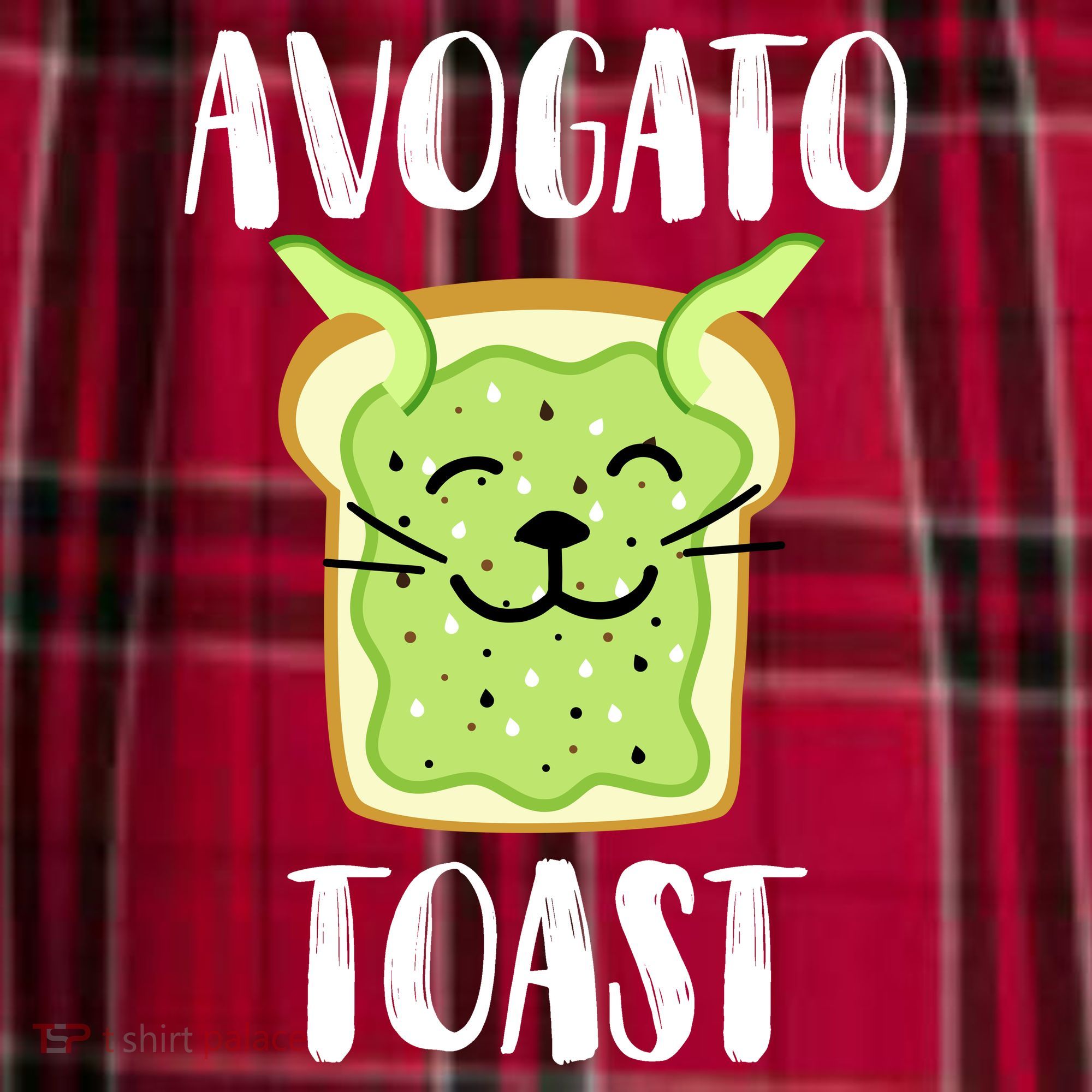 Avocato Toast Men's Flannel Plaid Pajama Pants